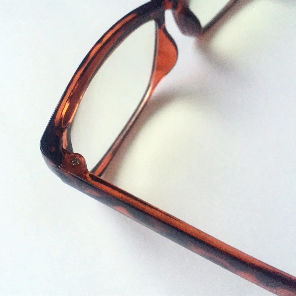 Computer Screen Blue Lite Glasses Brown Unisex No Magnification Blue Blockers +0